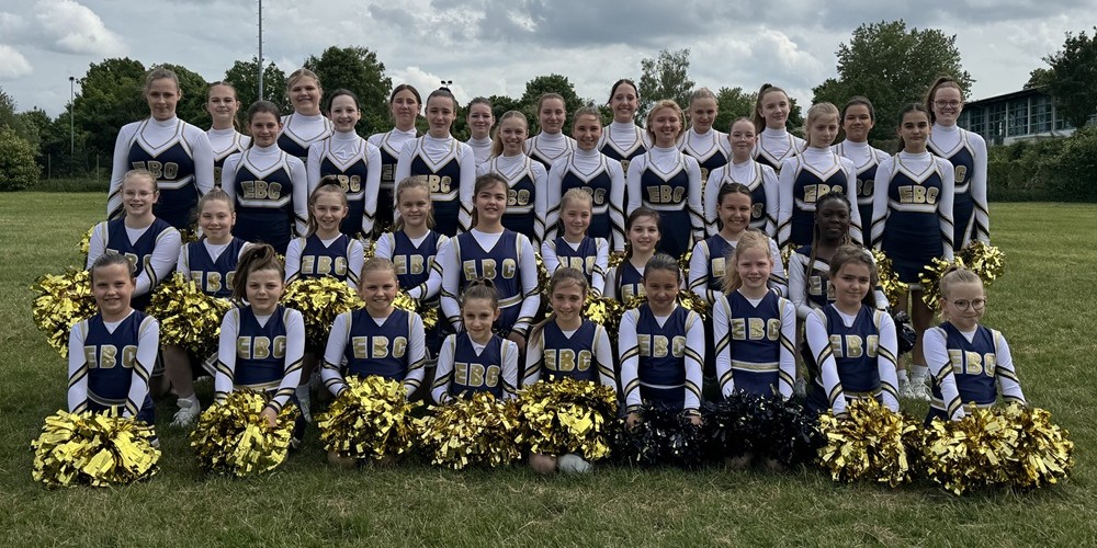 Cheerleader Aufstellung Einlauf